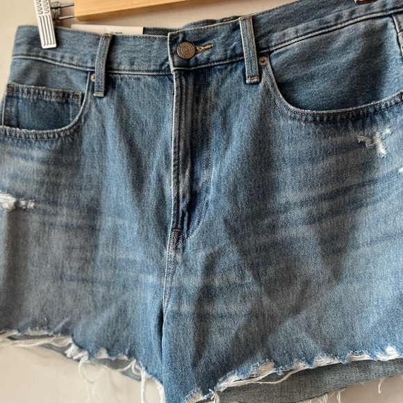 Uniqlo Boyfriend Denim Shorts NWT 27 - Picture 6 of 6